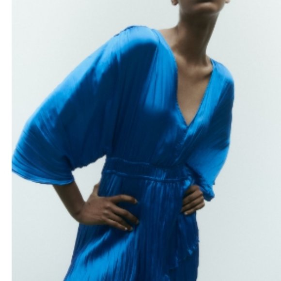 ZARA Satin Effect Short Dress(NWT) - Picture 2 of 11